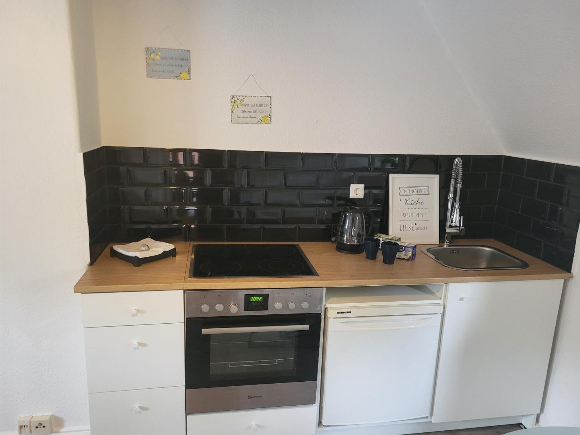 Idyllisches Zentrales Appartment - 24 H Check Inn 弗伦斯堡 外观 照片